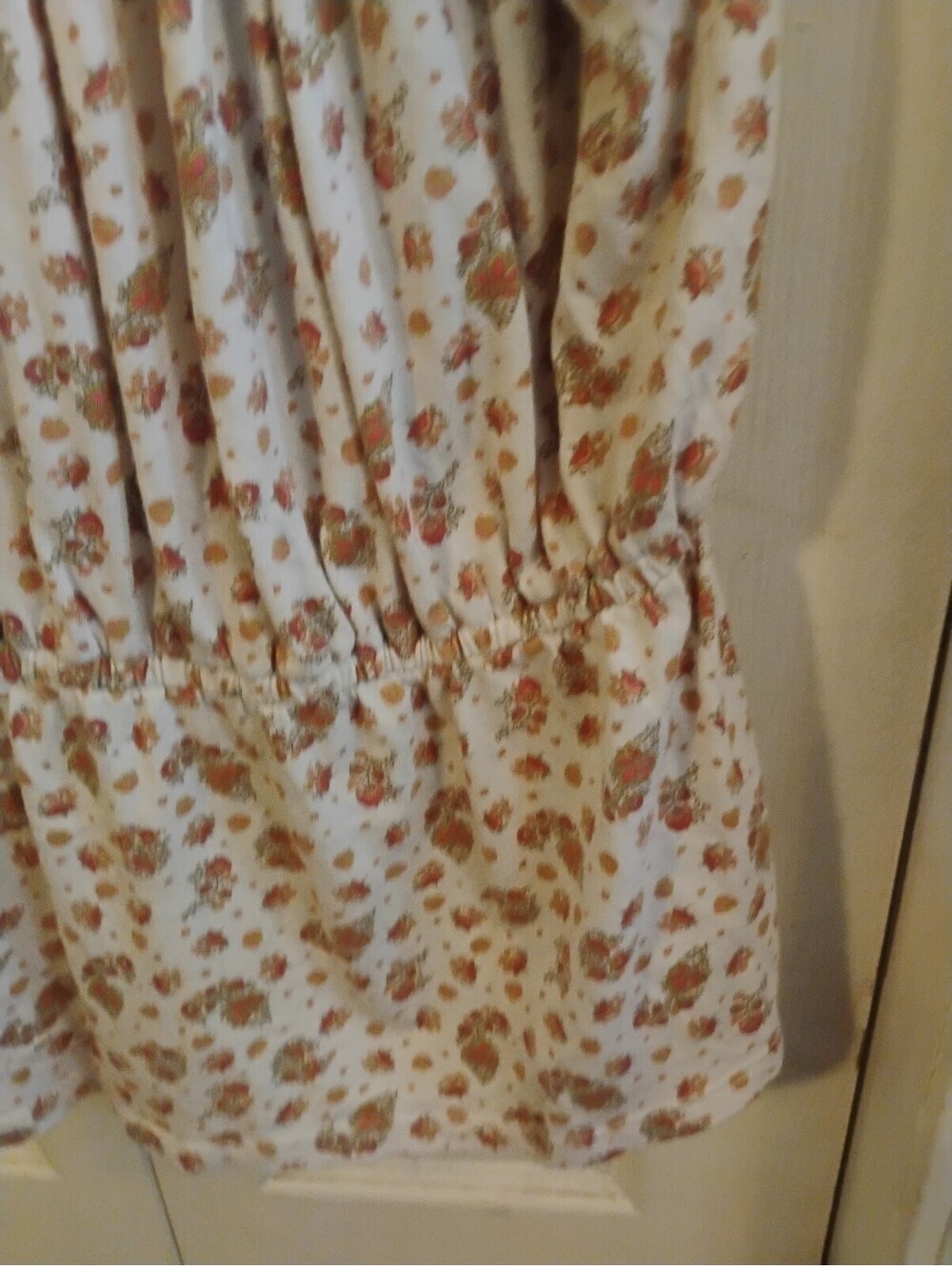 Lane Bryant Floral Print Peplum Blouse Size 14/16 - Picture 6 of 10